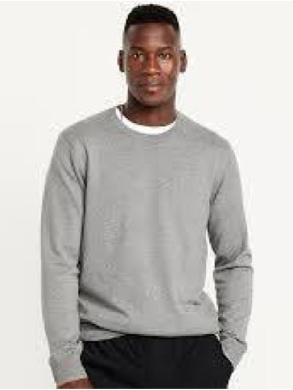 Old Navy Men's Heather Gray Crewneck Sweatshirt